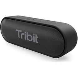 Tribit XSound Go Bluetooth Speaker - Speakers Bluetooth Wireless with Rich Bass, IPX7 Waterproof, 12W Powerful Sound, 24H Playtime, Portable Speaker with Built-in Mic & 66 ft Bluetooth Range, Black