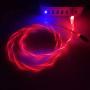 YICHUMY 3 Packs Led Flowing Phone Charging Cable Glow in The Dark USB Charger Cable Compatible with Phone 11 Pro Max/XR/XS MAX/X/Phone 8 Plus/7 Plus/LED Visible Flowing Charging Cord (Blue/Green/Red)