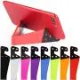 SourceTon 8 PCS Universal Pocket-Sized Colorful Portable Foldable V Model Mobile Phone Holder, Desktop Stand Mount Holder Cradle Compatible with iPads,Tablets,E-Readers,Cellphones, Kindles, Pack of 8