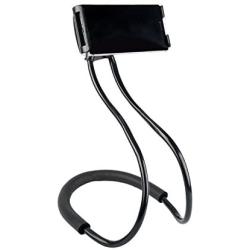 NCElec 011 Neck Cell Desk Bed,Bike and Motorcycle Mount,Universal Lazy Bracket Mobile Phone Stand Holder (Black)