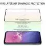 Galaxy S10e HD Clear Tempered Glass Screen Protector + Camera Lens Protectors by YEYEBF, [2+2 Pack] [Case-Friendly] [9H Hardness] Full Coverage (Samsung Galaxy S10e)