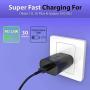 TT&C 25 Watt PD 3.0 USB C Wall Charger Super Fast Charging for Samsung Galaxy S20 / S20Plus / S20 Ultra / Note10 / Note 10Plus / Note20 / Compatible for S8 / S9 / S10 / iPad Pro 11/12.9