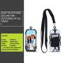Gear Beast Universal Crossbody Pocket Cell Phone Lanyard Compatible with iPhone, Galaxy & Most Smartphones, Includes Phone Case Holder,Neck Strap