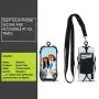 Gear Beast Universal Crossbody Pocket Cell Phone Lanyard Compatible with iPhone, Galaxy & Most Smartphones, Includes Phone Case Holder,Neck Strap