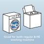 Woolite Clean & Care Pacs, Laundry Detergent Pacs, 30 Count, for Standard and HE Washers, Travel Laundry Packets