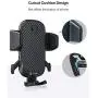 andobil Car Phone Mount, Anti-Slip Design Easy One Touch Dashboard Windshield Air Vent Car Phone Holder Super Suction Compatible with iPhone 11/11 Pro/8 Plus/SE/XR Samsung Galaxy Note 20/A10/S20/S10