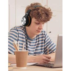 Mpow CH6 Pro Kids Headphones Over-Ear with Microphone and Volume Limited 85dB/94dB, Wired Headphone for Teens Girls Boys, HD Stereo Headset w/Sharing Function, Foldable Headset for School/PC/Cellphone
