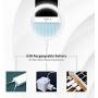 Selfie Ring Light [Upgraded Version], Rechargeable Portable Clip-on Selfie Fill Light with 36 LED for Smart Phone Laptop Photography, Camera Video, Girl Makes up Blue