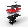 ZIZO Bolt Series for iPhone 8 Plus Case Military Grade Drop Tested Tempered Glass Screen Protector Holster iPhone 7 Plus case Black RED
