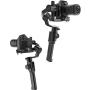 Moza Air 2 3-Axis Handheld Gimbal Stabilizer with LitraTorch Photo and Video Light & Cleaning Wipes (5-Pack)