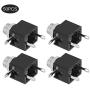 Audio Socket Plug Adapter Terminals Electrical Accessory DIP 3.5MM Pin with Nut for Mobile Phone and Headset