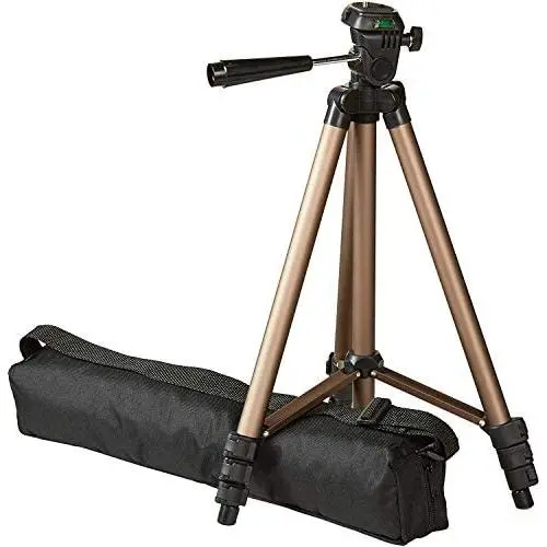 AmazonBasics Lightweight Camera Mount Tripod Stand With Bag - 16.5 - 50 Inches AmazonBasics Lightweight Camera Mount Tripod Stand With Bag - 16.5 - 50 Inches
