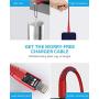 [ Apple MFi Certified ] 10ft iPhone Charging Cable, CABEPOW 2Pack Long Lightning Cable 10 Foot, High Fast/Data Sync iPhone Charger Cable Cord for iPhone 11/11Pro/11Max/XS/XR/XS Max/8/7/6/5S/SE. Red