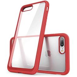 SUPCASE Unicorn Beetle Style Premium Hybrid Protective Clear Case for Apple iPhone 7 Plus 2016 / iPhone 8 Plus 2017 (Red)