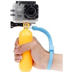 Walway Floating Hand Grip Floaty Handheld Monopod for GoPro Hero 6/5/ 5 Session/ 4 Session/ 4/3+/ 3/2/1, SJ4000/SJ5000, with Long Handle Screw and Wrist Strap