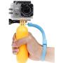 Walway Floating Hand Grip Floaty Handheld Monopod for GoPro Hero 6/5/ 5 Session/ 4 Session/ 4/3+/ 3/2/1, SJ4000/SJ5000, with Long Handle Screw and Wrist Strap