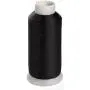 Simthreads 2 Bobbin Thread for Sewing and Embroidery Machine 1 Black and 1 White 5500 Yards Each - 60WT Polyester Bobbin Fill Thread Bottom Threads