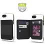 Cell Phone Wallet for Back of Phone, Stick On Wallet Credit Card ID Holder with RFID Protection Compatible with iPhone, Galaxy & Most Smartphones and Cases