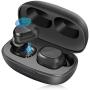 Wireless Earbuds Bluetooth 5.1 Earphones, pendali IPX7 Waterproof Earbuds with Deep Bass, Auto Pairing, Mini Portable Charging Case, Touch Control in-Ear Wireless Headphones for Sport Running