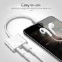 Headphones for iPhone Adapter Dongle Headphone Splitter Adapter 2 in 1 [Music & Charger] Cable Connector for iPhone 7 Plus/7/8 Plus/SE/X/XR/XS Max/11/11 Pro Support All iOS System
