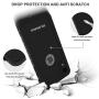 OUNNE iPhone XR Waterproof Case, Full Sealed Underwater Cover Dustproof Snowproof Shockproof Waterproof Phone Case for iPhone XR (Black)