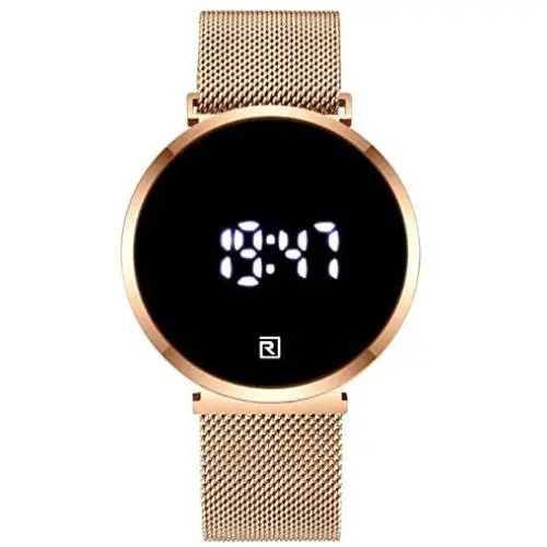 Donia Mens LED Watch Touch Screen Digital Display Electronic Watch Casual Fashion Analog Quartz Waterproof Unisex Watch Donia Mens LED Watch Touch Screen Digital Display Electronic Watch Casual Fashion Analog Quartz Waterproof Unisex Watch
