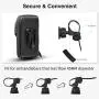 Bicycle Handlebar Bag, Mobile Phone Bag, Highly Sensitive Touch Screen, 360-degree Rotation, Suitable for 3.5-6.5 inch Smartphones (Black-2) Bicycle Handlebar Bag, Mobile Phone Bag, Highly Sensitive Touch Screen, 360-degree Rotation, Suitable for 3.5-6.5 inch Smartphones (Black-2)