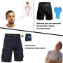 Ally Mens Mountain Bike Shorts Padded MTB Shorts Baggy Cycling Bicycle Bike Shorts with Padding Wear Relaxed Loose-fit