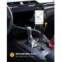 Car Cup Holder Phone Mount - Cell Phone Cupholder Cradle with Extendable and Adjustable Arm, Compatible with iPhone 11 Pro Xs Max XR X 8 7 6 Plus, 4-6.5 Smart Phones