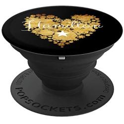I Love Hamilton Heart | Gift for Teenage Girl Women PopSockets Grip and Stand for Phones and Tablets