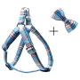 lionet paws Dog Harness with Bowtie Cotton No-Pull Adjustable Pet Harness with Metal Buckle for Small Medium Large Dogs