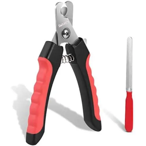 Swhatty Dog Nail Clippers and Trimmer for Pet Claw in pet Grooming and Trimmer Supplies, with Safety Guard to Avoid Over-Cutting Toenail for Small Medium Large Dogs & Cats