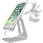 POKANIC Cell Phone Stand Dock Holder Cradle Mount Organizer Charger StationTable, Desktop Bed Office School Kitchen Travel Foldable Portable Adjustable, Multi-Angle Aluminum Non-Slip, Kids (Silver) POKANIC Cell Phone Stand Dock Holder Cradle Mount Organizer Charger StationTable, Desktop Bed Office School Kitchen Travel Foldable Portable Adjustable, Multi-Angle Aluminum Non-Slip, Kids (Silver)