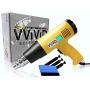 VViViD Professional Heat Gun Automotive Vinyl Wrap Tool Including Precision Nozzle and 3M Toolkit (Incl. Digital readout, Nozzle & Toolkit)