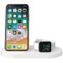 Belkin F8J235ttWHT Boost Up Wireless Charging Dock (Apple Charging Station for Iphone + Apple Watch + USB Port) Apple Watch Charging Stand, iPhone Charging Station, iPhone Charging Dock (White)