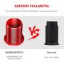 Quick Charge 3.0 Car Charger, 12V/24V 35W QC3.0/2.0 USB Charger Socket, 3 USB Charger Socket Power Outlet Fast Charge with Wire Fuse Aluminum Car Boat Marine ATV Bus Truck Golf Cart and More(Red