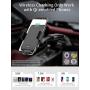 Wireless Car Charger Automatic Clamping MANKIW 10W Qi Fast Charging Car Charger Mount Compatible with iPhone 11/11pro/11pro MAX/Xs MAX/XS/XR/X/8/8p, Samsung S10/S10+/S9/S9+/S8/S8+