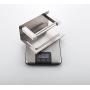 XVL Toilet Paper Holder with Mobile Phone Storage Shelf and Spring Roller, Brushed, G325A