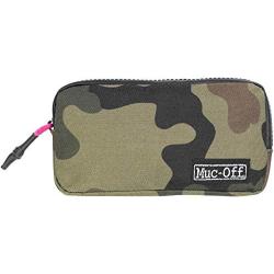 Muc-Off Essentials Case - Tough 900D Polyester Camo Fabric Storage Pouch with Zip - Ideal for Storing Spare Inner Tubes, Tyre Levers, Keys and Phone