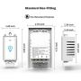 Smart Switch Works with Alexa In Wall Light Switch Mobile Phone APP Remote Alexa Control Sensitive Touch Wireless Wall Switch (One Way)