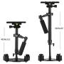 SuteFoto S60 Stabilizer for Camera 24"/60cm Steadycam with Quick Release Plate 1/4" and 3/8" Screw for Nikon, Canon, Sony, Panasonic and Other DSLR Camera -Up to 6.61Ib/3kg