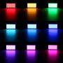 Falcon Eyes F7 RGB Led Pocket Fill Light, CRI: 97, 2500K-9000K Adjustable, 0-100% Stepless Dimming, OLED Display, Multiple Scenario Mode, Built-in Battery for Vlog, YouTube, Live Video, Film Maker