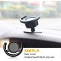 Pop Clip Car Mount,360° Rotation Dashboard Sticker Holder for GPS Navigation Compatible with All Smartphones