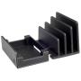 MobileVision Charging Station Slim Black Faux Leather Executive Stand and Docking Organizer for Multiple Devices, Smartphones, Tablets, Laptops