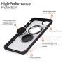 Rokform - iPhone SE (2nd generation)/8/7/6 Magnetic Case with Twist Lock, Crystal Slim Magnetic iPhone Case Series (Clear)