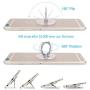 Phone Ring Transparent Cell Phone Ring Holder 360 Degree Rotation 180 Degree Flip Phone Ring Grip Finger Ring Stand Kickstand Compatible Various Mobile Phones or Phone Cases (Transparent)