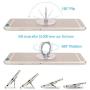 Phone Ring Transparent Cell Phone Ring Holder 360 Degree Rotation 180 Degree Flip Phone Ring Grip Finger Ring Stand Kickstand Compatible Various Mobile Phones or Phone Cases (Transparent)