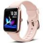 Lintelek Smart Watch, Full Touch Screen Smartwatch, 1.3 Inch Fitness Tracker with HR Monitor, Sleep Tracker, Stopwatch, IP68 Waterproof Fitness Watch Compatible with iOS, Android for Men, Women
