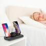 SimpJoy Wireless Charger,Wireless Charger Stand 4 in 1 Charging Stand Dock Compatible with Apple Watch, AirPods and Fast Wireless Charging Stand for iPhone 11/11 Pro/X/XS/XR/Xs Max/8/8 P…