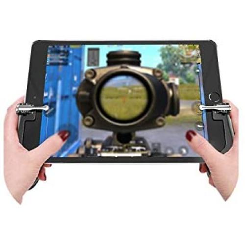 Controller Gamepad Joystick | H2 Pubg Gamepad Game Controller Tablet Metal Trigger Free Fire Shooting Grip Gamepad Joystick for Ipad iOS Android Mobile Phone